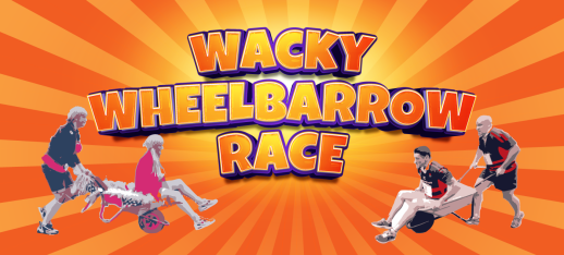 Wacky Wheelbarrow Race 6th August 2025 7pm Team of 2