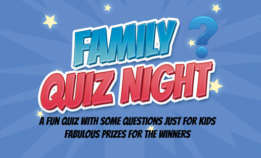 Family Quiz Night  - Woodmead Halls Tuesday 4th Aug 2026 6.45pm